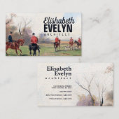  verf voor de vossenjacht visitekaartje (Voorkant / Achterkant)