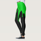 Verf voor groen overdrijven leggings (Links)