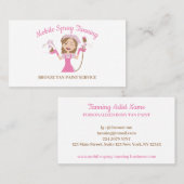 Verf voor mobiele verstuiver visitekaartje (Voorkant / Achterkant)