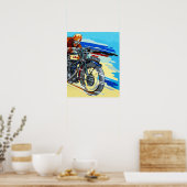 Verf voor motorfietsen poster (Keuken)