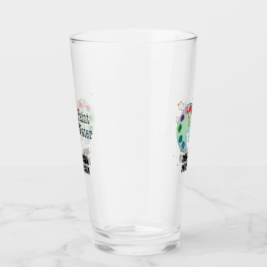 Verf water Drink niet Glas (Rechts)