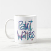 Verf water | Kunstgeschenk | Mok (Links)