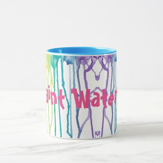 Verf water? Mok regenboogschijven (Midden)