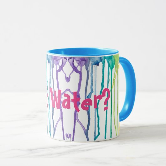 Verf water? Mok regenboogschijven (Voorkant rechts)