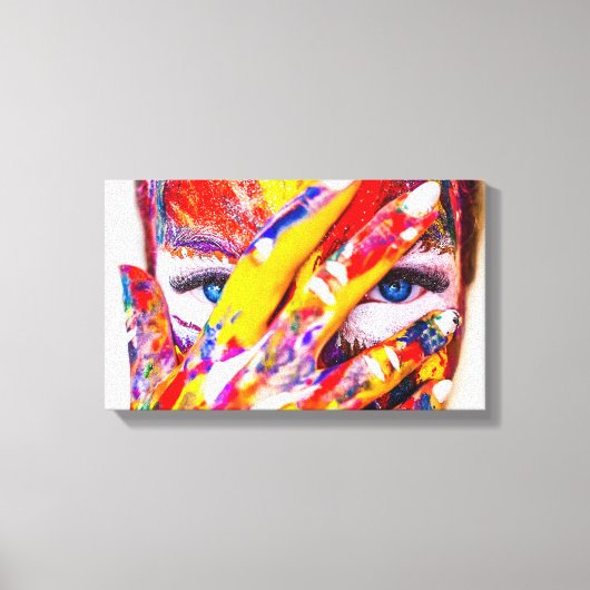 Verf | Zazzle_Growshop. Canvas Afdruk (Voorkant)