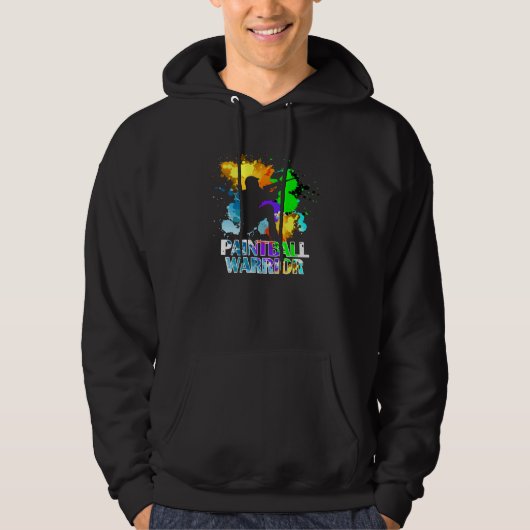 Verfbal Warrior Verfbal Markeerders Verfballer Hoodie (Voorkant)