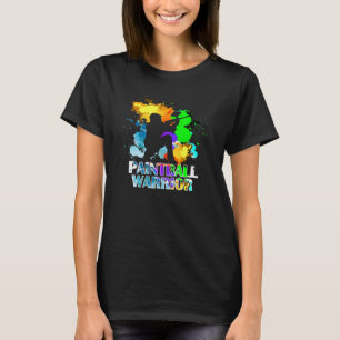 Verfballenoorlog Warrior Verfballenmarkers Verfbal T-shirt