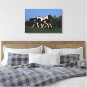 Verfbedekking loopt canvas afdruk (Insitu (Slaapkamer))