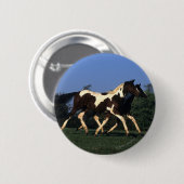 Verfbedekking loopt ronde button 5,7 cm (Voorkant /achterkant)