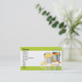 verfblik visitekaartje (Staand voorkant)