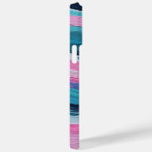 verfborstelslag Abstracte oceaangolven Neonkleur Case-Mate iPhone Case (Achterkant / Rechts)