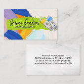 Verfbuizen | Groene Verf | Artisterie | Aquarel Visitekaartje (Voorkant / Achterkant)