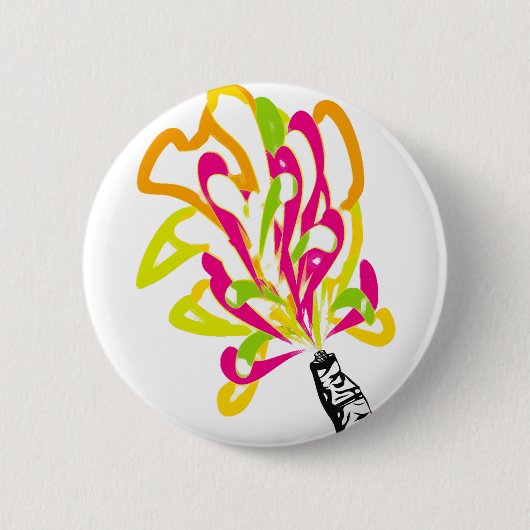 Verfbuizen Ronde Button 5,7 Cm (Voorkant)