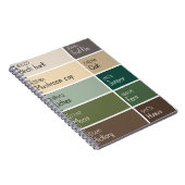 Verfchip uit het bos notitieboek (Rechterzijde)
