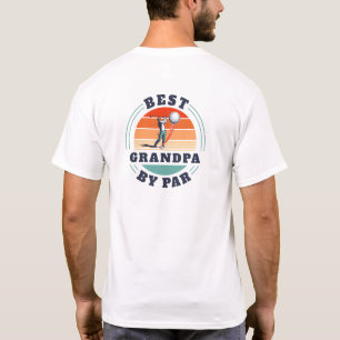 Verfdag Beste opa van vader Golf Lover T-shirt