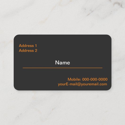 Verfdruppels Visitekaartje (Achterkant)