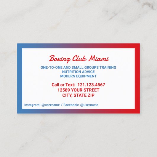 Verfgym Visitekaartje (Achterkant)