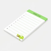 Verfijn de fijne krokodillendingen die je op groen post-it® notes (Schuin)