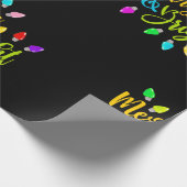 *~* Verfijn heldere AP44 Neon kerstlampjes Cadeaupapier (Hoek)