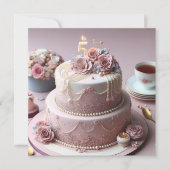 VERFIJND 5E BRUILOFT JUBILEUM KAART (Voorkant)