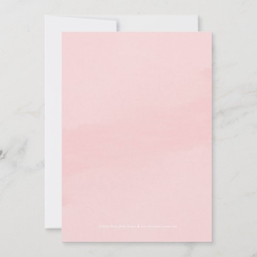 Verfijnd Afstudeer Uitnodiging Roze (Achterkant)