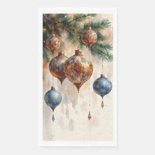 Verfijnd assortiment kerstversiering servet (Voorkant)
