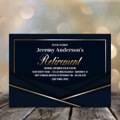 Verfijnd Blauw Goud Pensioen Partij Kaart