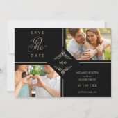 Verfijnd Bloemrijk Huwelijk Initialen Sierlijk (Voorkant)