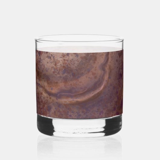 Verfijnd Bruin Marmeren Glas (Achterkant)