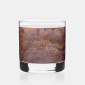 Verfijnd Bruin Marmeren Glas (Links)