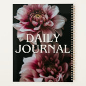 Verfijnd Dieproze Botanisch Dagboek Planner (Achterkant)