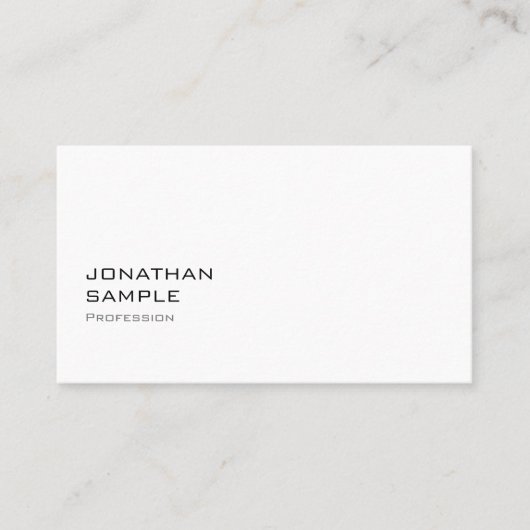 Verfijnd Eenvoudig design, modern, tonend design Visitekaartje (Voorkant)