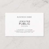 Verfijnd Eenvoudig design, modern, tonend design Visitekaartje (Voorkant)