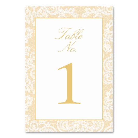 Verfijnd Goud Kant Elegant Script Bruiloft Kaart (Achterkant)