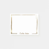 Verfijnd gouden lijst op maat post-it® notes (Voorkant)