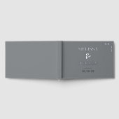 Verfijnd Grijs Botanisch Gastenboek (Volledig)