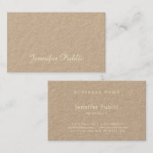 Verfijnd handgeschreven manuscript Atractief Uniek Visitekaartje (Voorkant / Achterkant)