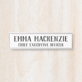 Verfijnd hangend Bord voor naam deurteken Deurbordje (Voorkant)