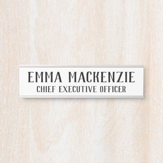 Verfijnd hangend Bord voor naam deurteken Deurbordje (Voorkant)