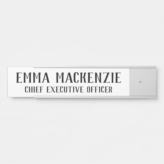 Verfijnd hangend Bord voor naam deurteken Deurbordje (Voorkant)