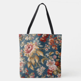 Verfijnd Italiaans mooi bloemenontwerp Tote Bag