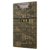 Verfijnd IV Mooie Monogram Klembord (Links)