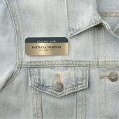 Verfijnd Jager Groen Goud Professioneel Naamplaatje (In situ)