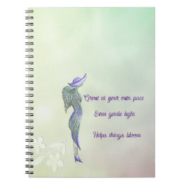 Verfijnd kalm spiraalboekje notitieboek