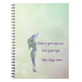 Verfijnd kalm spiraalboekje notitieboek