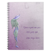 Verfijnd kalm spiraalboekje