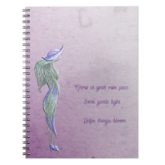 Verfijnd kalm spiraalboekje notitieboek