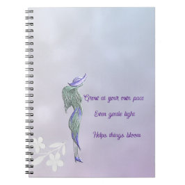 Verfijnd kalm spiraalnotitieboek notitieboek