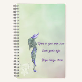 Verfijnd kalm spiraalnotitieboek notitieboek