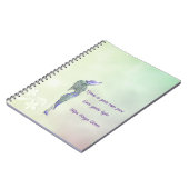 Verfijnd kalme spiraalschrift notitieboek (Linkerzijde)